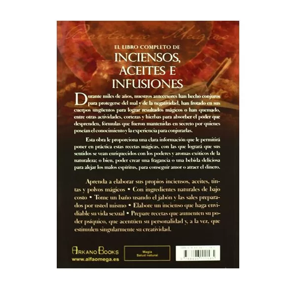 Libro Inciensos, Aceites e Infusiones (recetario mágico) 2 Libro Inciensos, Aceites e Infusiones (recetario mágico) - Imagen 2