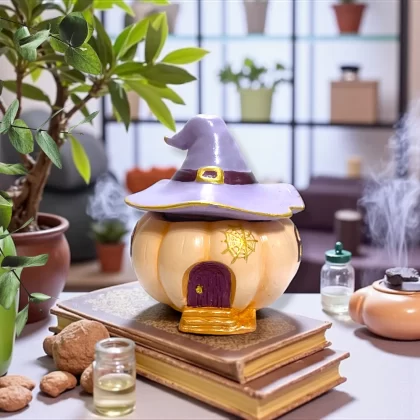 Joyero calabaza halloween -Artefolk