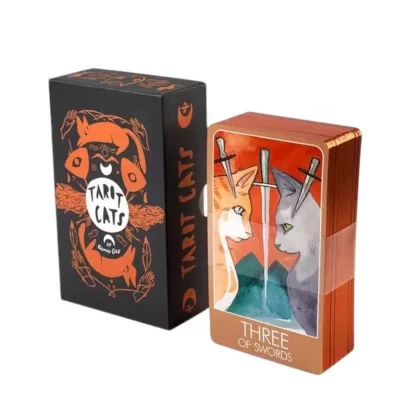 Tarot Cats bunnydee (borde cobrizo)