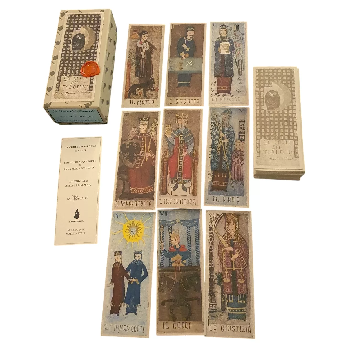 Tarot La Corte dei Tarocchi - IL Meneghello (de colección) 4 Tarot La Corte dei Tarocchi - IL Meneghello (de colección) - Imagen 4
