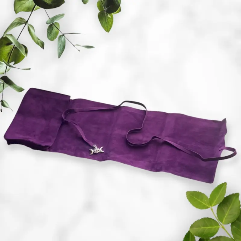 Bolsa estuche Tarot envolvente con dije - Morado 3 Bolsa estuche Tarot envolvente con dije - Morado - Imagen 3