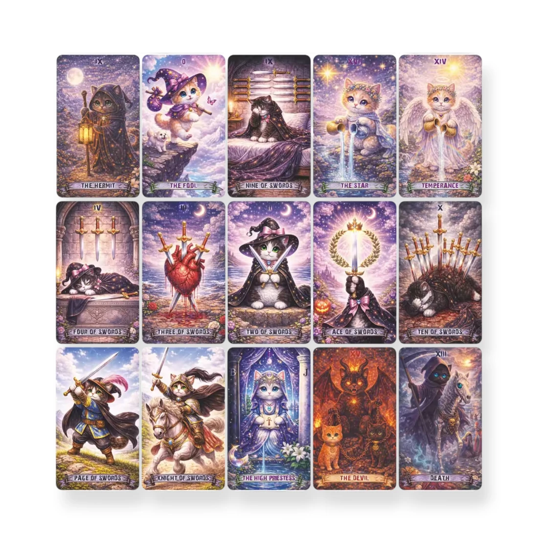 Magical Cats Tarot- Sishui 3 Magical Cats Tarot- Sishui - Imagen 3